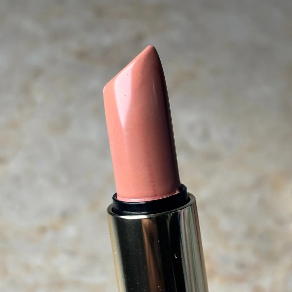 bareMinerals Marvelous Moxie Lipstick Full Size Take Charge Nude Pink Gold Case